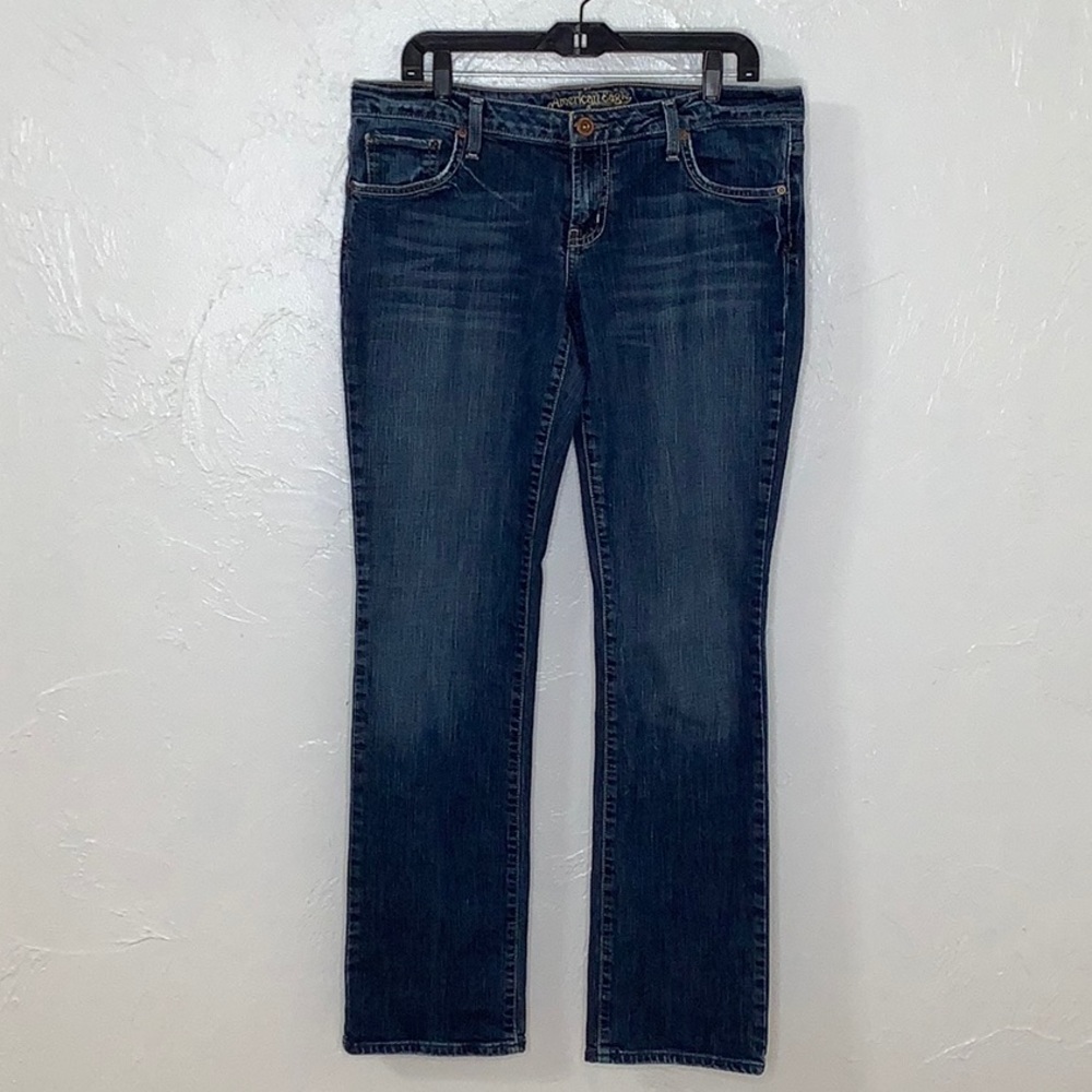 American eagle outfitters straight leg jeans size 12 REG EUC